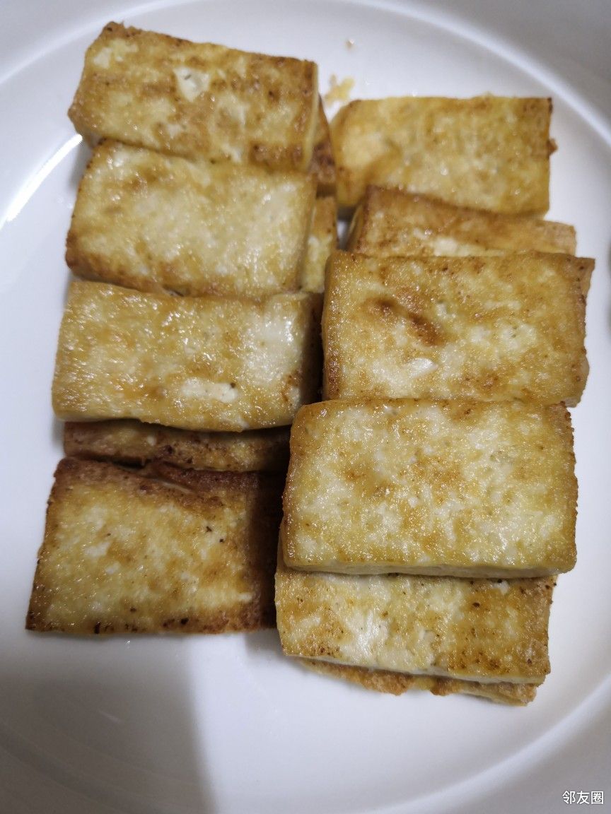愣煎豆腐块原生态就是好吃的