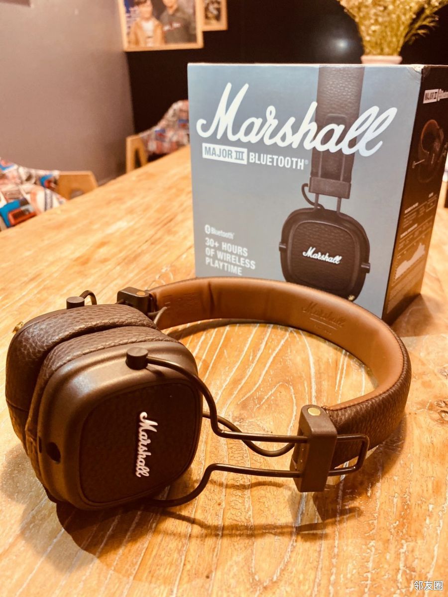 玛西尔代马歇尔major3代有线头戴式耳机降噪摇滚重低音
