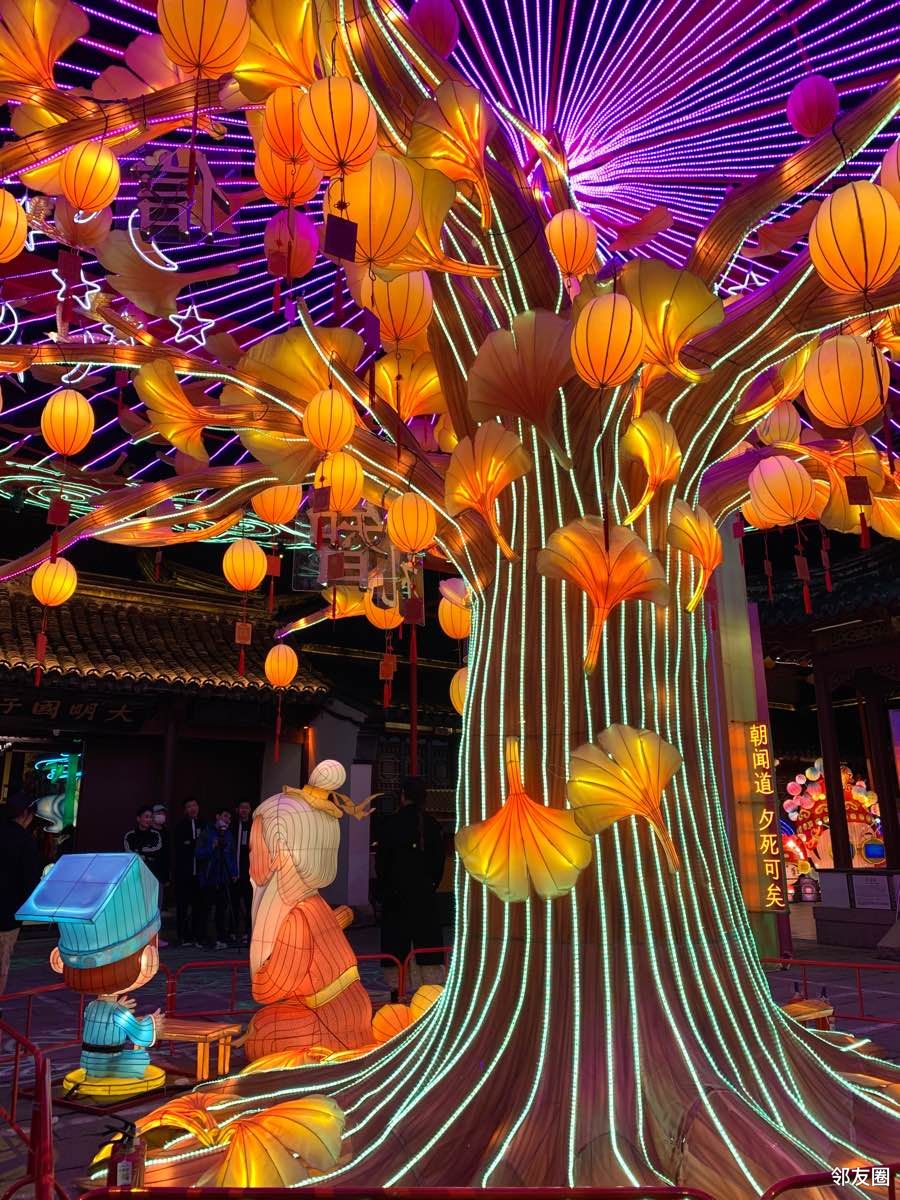 南京游记夫子庙的花灯