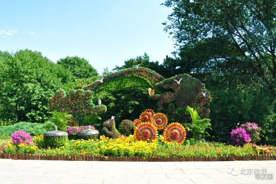 21组主题花坛亮相北京市属公园