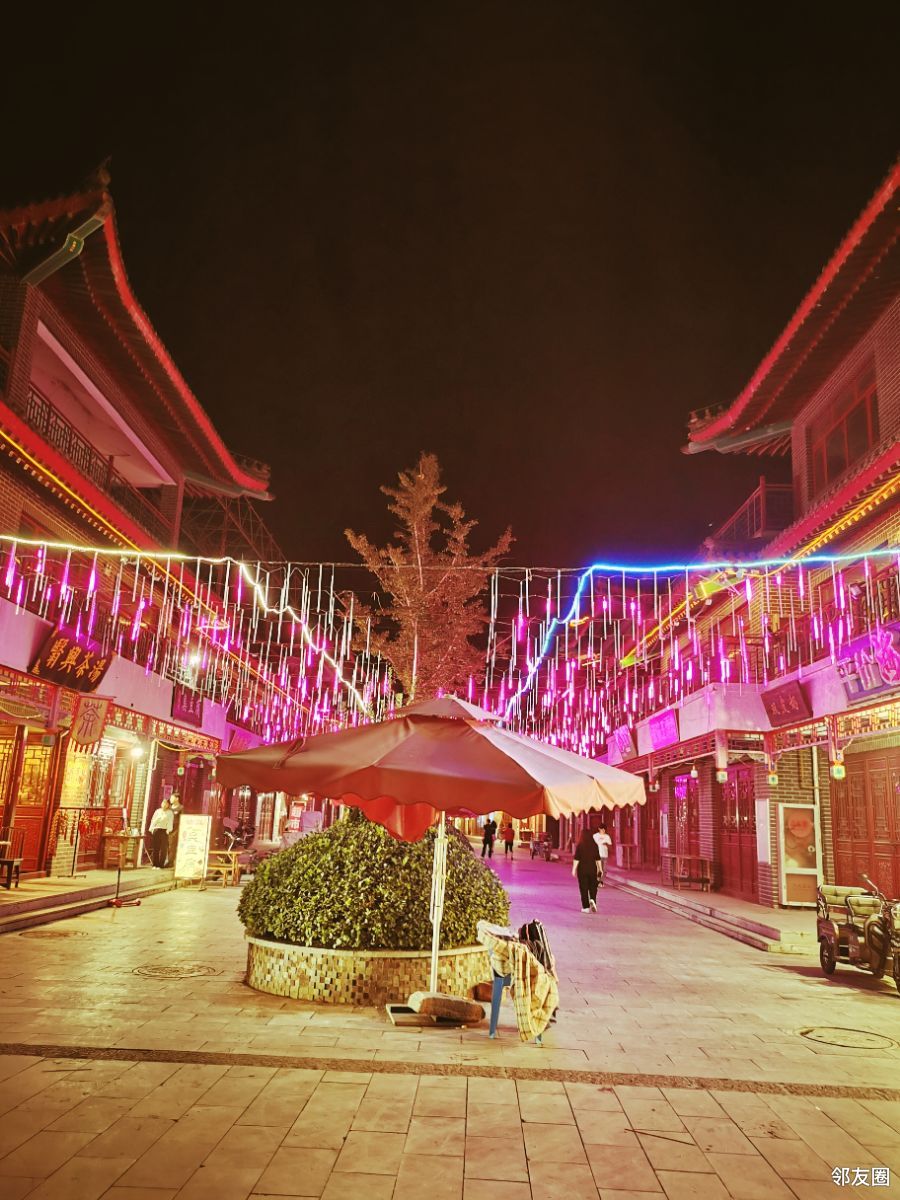 夜景拍摄于风萧萧兮易水寒壮士一去兮不复还燕都古城