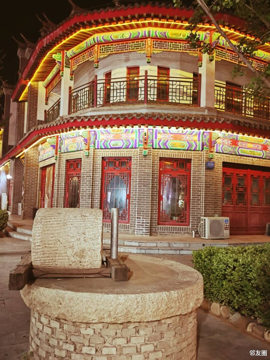 夜景拍摄于风萧萧兮易水寒壮士一去兮不复还燕都古城