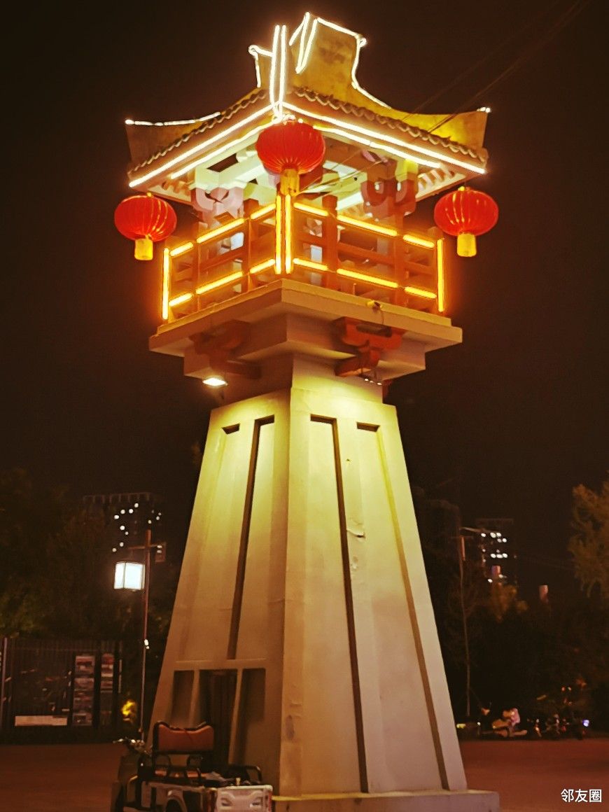 夜景拍摄于风萧萧兮易水寒壮士一去兮不复还燕都古城