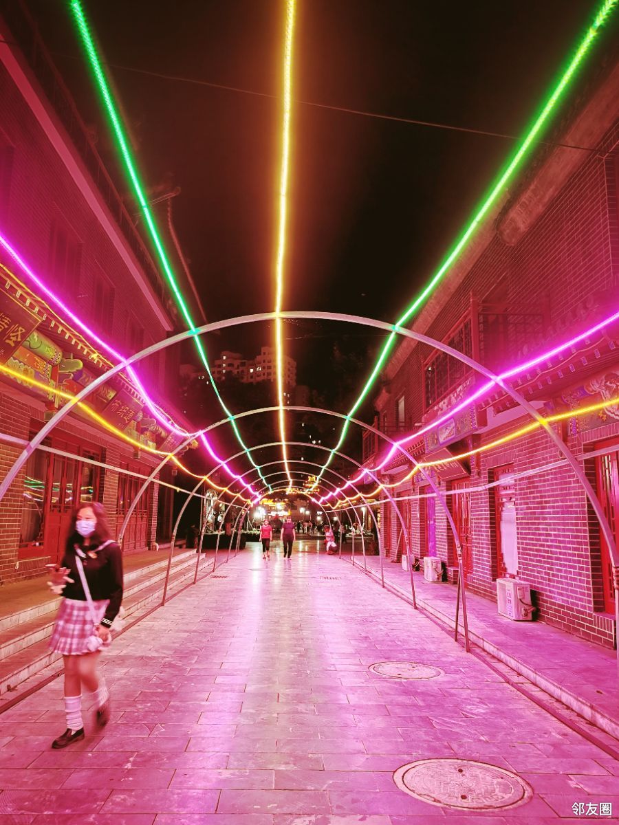 夜景拍摄于风萧萧兮易水寒壮士一去兮不复还燕都古城