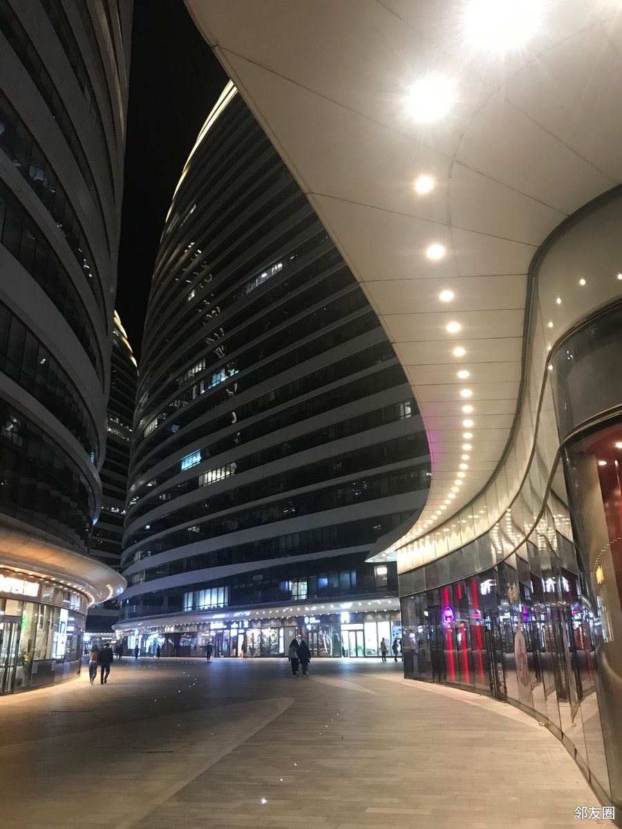 印象十一月遛弯随手拍望京soho夜景请您欣赏