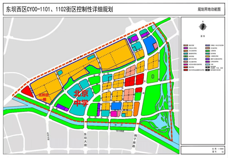 朝阳区东坝地图图片